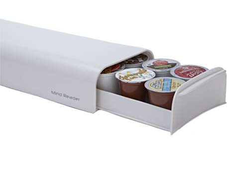 Mind Reader Single Serve Coffee Pod Organizer 1214 Coffee Pod Capacity 5L x 1275W x 225H Black