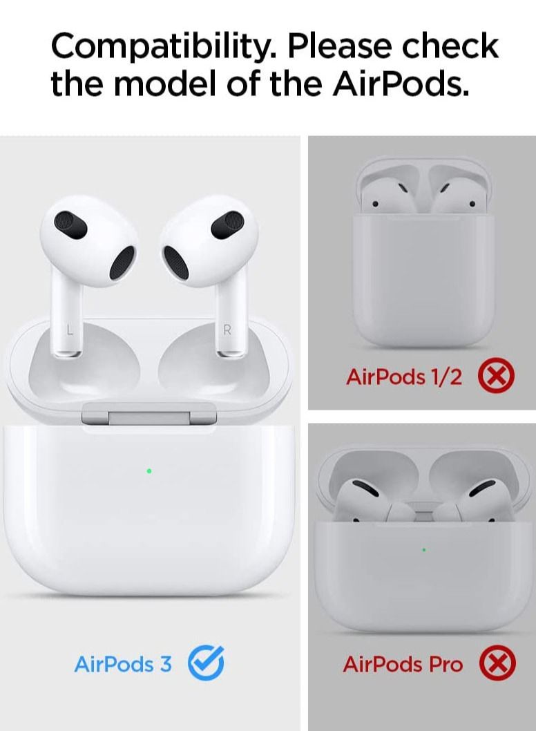 Spigen Tough Armor Case Cover for Airpods 3 (3rd Generation 2021)  - Metallic Gold - Image 3