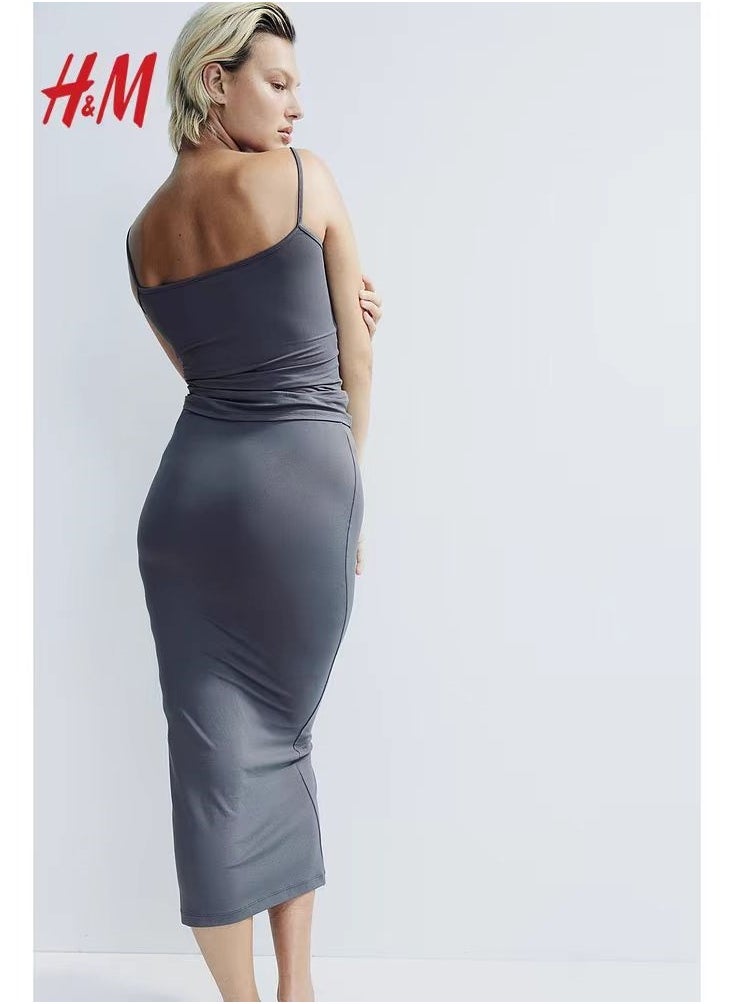 H and M - New Fashionable And Casual Versatile Mid Length Long Skirt - Image 1