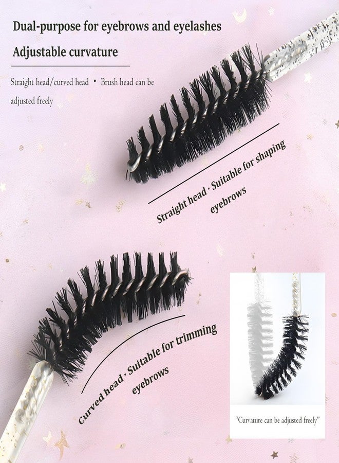 TORMEN Disposable Mascara Wand Set – 7pcs Mixed Color Lash Brushes for Women with Dust-Proof Tubes Eyelash & Eyebrow Makeup Tool - Image 3