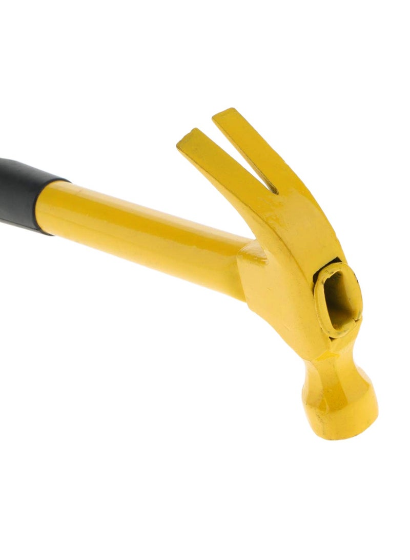 500g Claw Hammer 31cm Steel Nail Hammer with Non Slip Rubber Grip Handle Heavy Duty Carpenter Hammer for Woodworking Construction Home Repair DIY Hand Tool - Image 4
