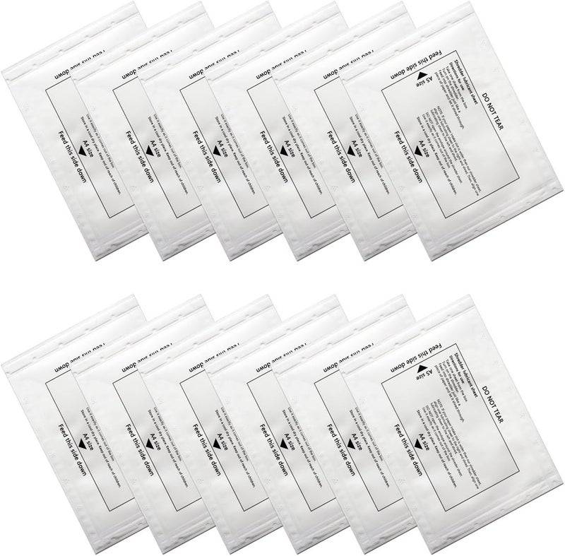 Ansoon 24 Pack Paper Shredder Lubricant Sheets, Paper Shredder Sharpening & Lubricating Sheets - Image 1
