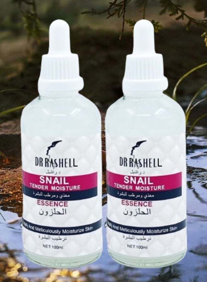 RASHELL 2 Pieces Snail Tender Moisture 100ML - Image 1