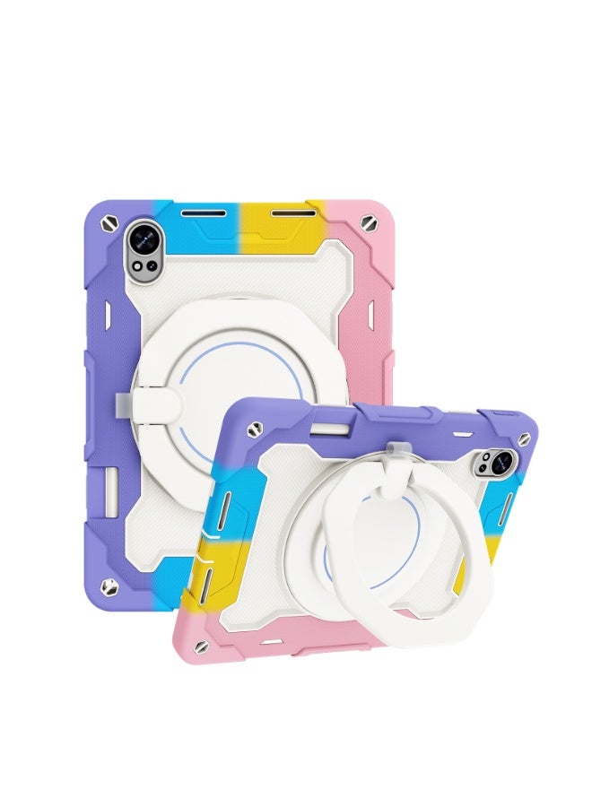 Silicone Case Compatible with Huawei Matepad 12X 12 Inch 2024, with 360° Rotating Adjustable Handle, Three-in-one Shatter-Seismic and Anti Fall Shell Cover with Pen Slot - Image 1