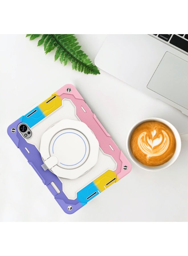 Silicone Case Compatible with Huawei Matepad 12X 12 Inch 2024, with 360° Rotating Adjustable Handle, Three-in-one Shatter-Seismic and Anti Fall Shell Cover with Pen Slot - Image 2