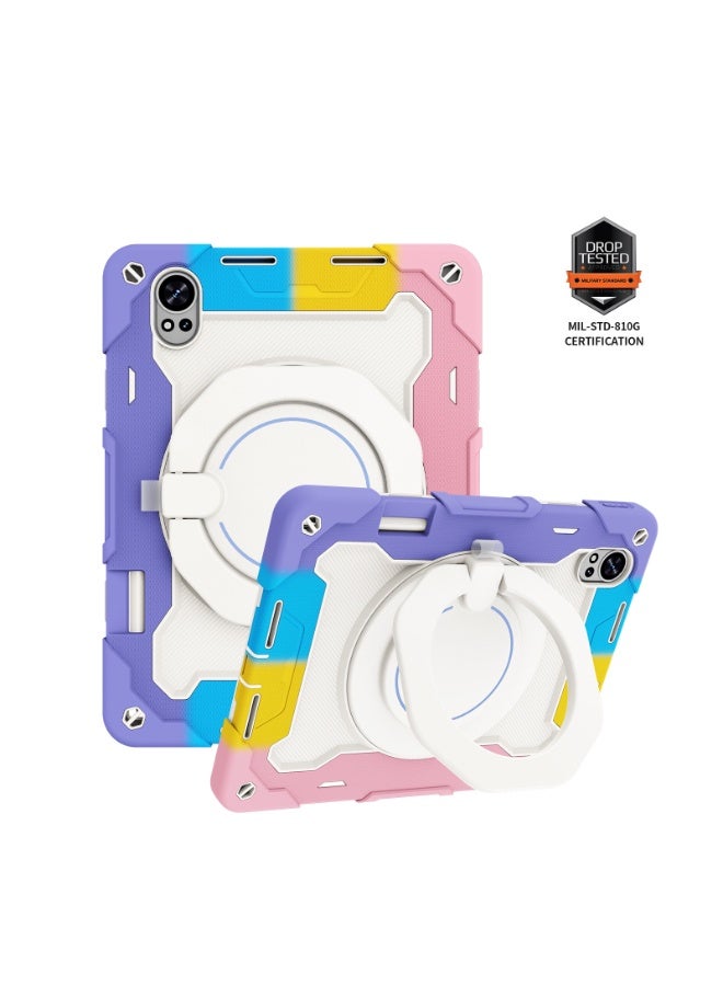 Silicone Case Compatible with Huawei Matepad 12X 12 Inch 2024, with 360° Rotating Adjustable Handle, Three-in-one Shatter-Seismic and Anti Fall Shell Cover with Pen Slot - Image 3