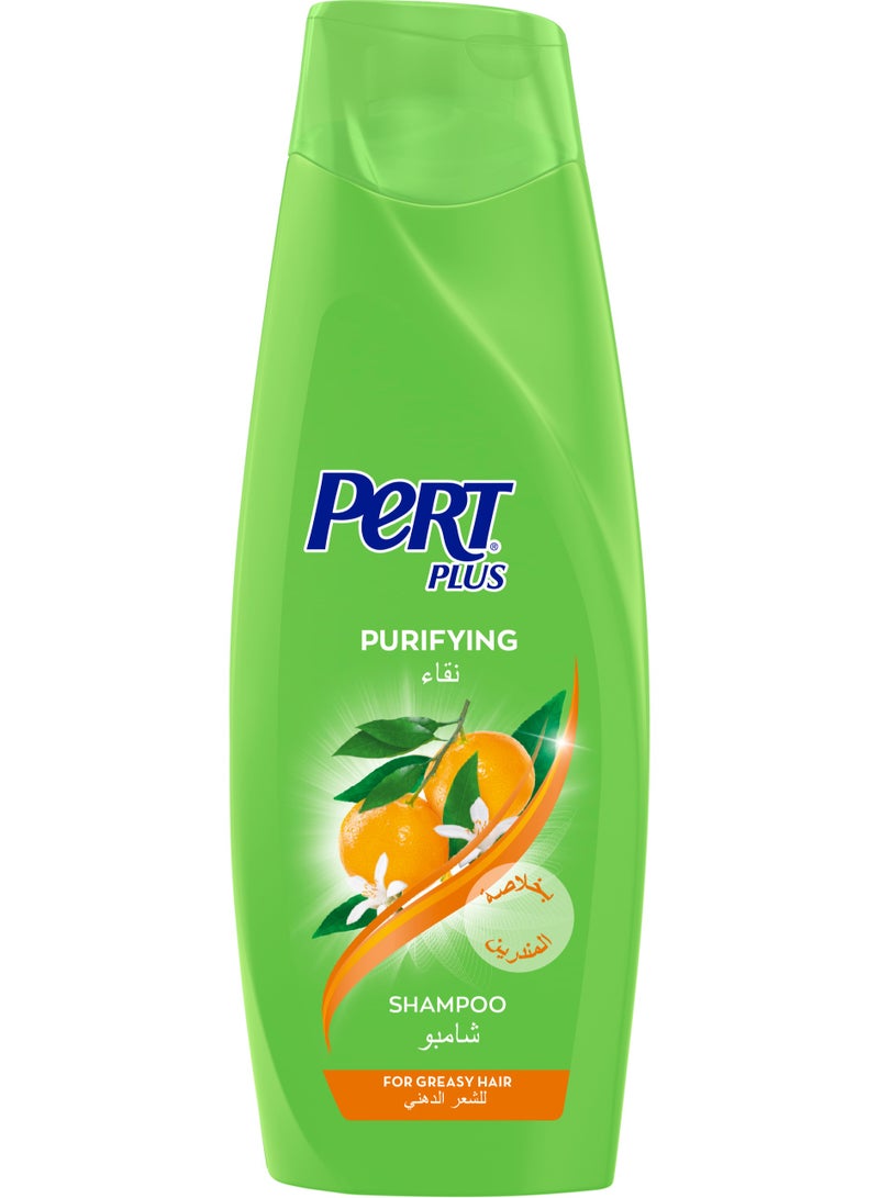 PERT PLUS Purifying Shampoo For Greasy Hair With Mandarin  Extract 400ml - Image 1