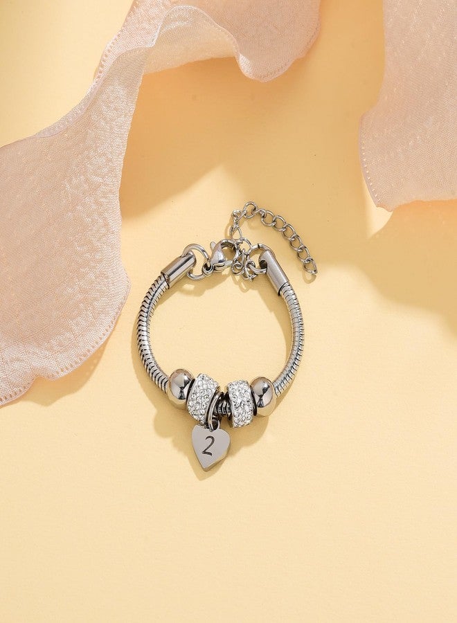 Yonhon Happy Birthday Bracelet for 2 Year old, 2nd/2yr Year Old Birthday Bracelets for Daughter Granddaughter Niece - Image 4
