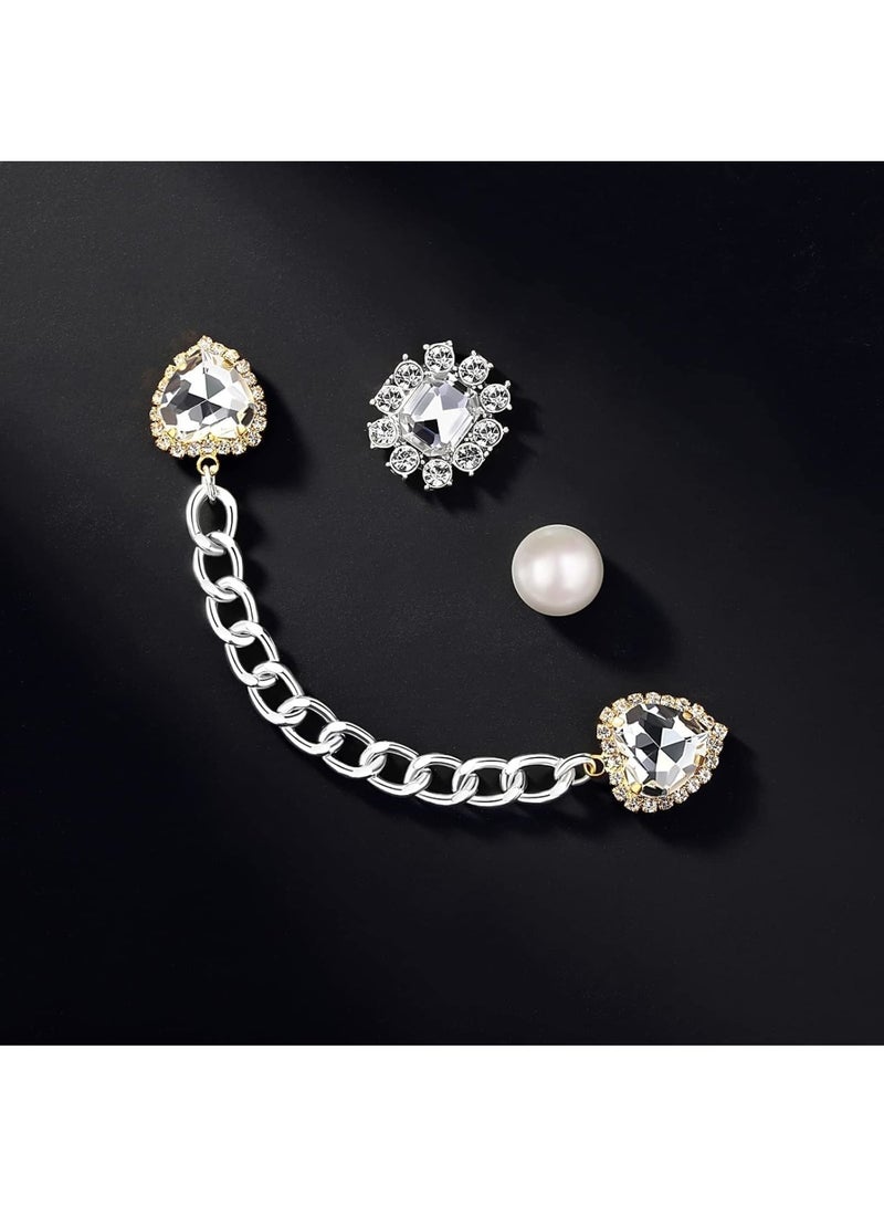 KASTWAVE Croc Shoe charms for Women/Girls, Bling Shoe Charms Buttons, Trendy Designer Cool Diamond Pins for Adults, Jewels Shoe Decoration, Luxury Clog Accessories Set - Image 4