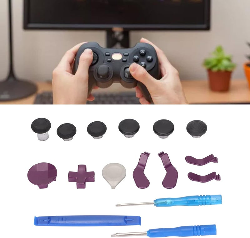 كلاراكو ملحقات الألعاب البديلة ملحقات وحدة التحكم المصنوعة من الفولاذ المقاوم للصدأ الجلفاني أجزاء مقاومة للانزلاق لوحدة التحكم في الألعاب - Image 3