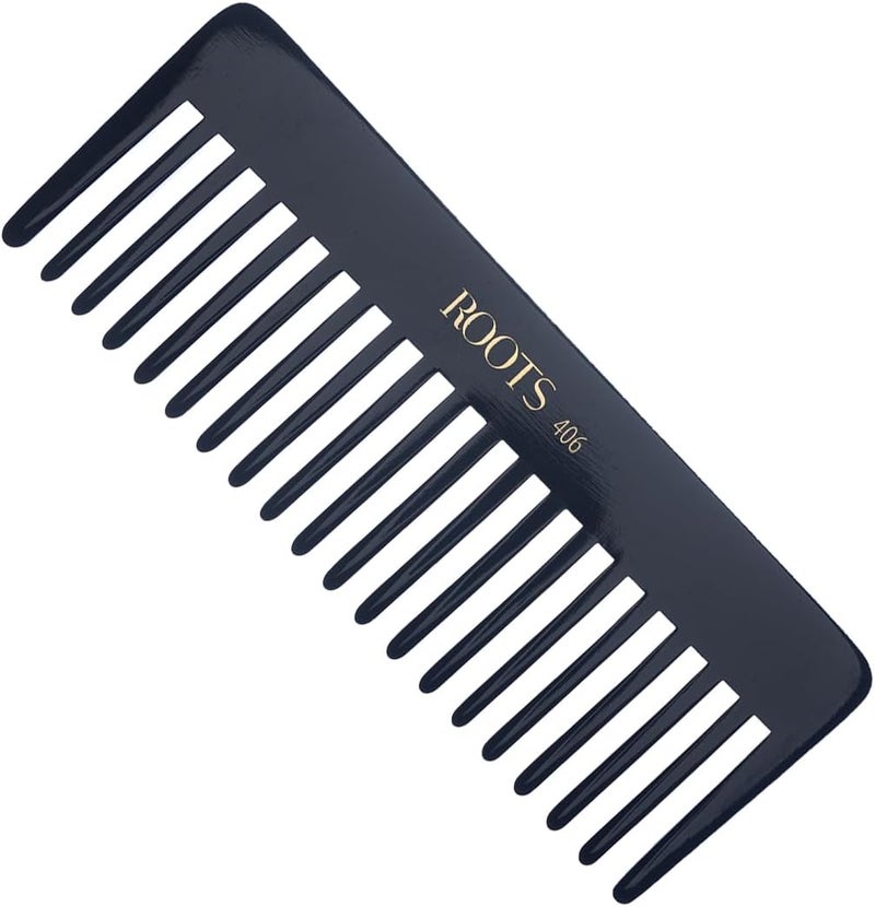 Roots Detangling and shampoo Combs - Black - Image 1