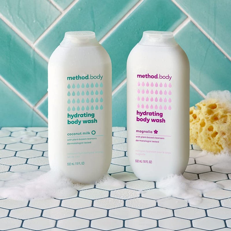 Method Body Wash, Hydrating Coconut Milk, Paraben and Phthalate Free, 18 oz (Pack of 1) - Image 4