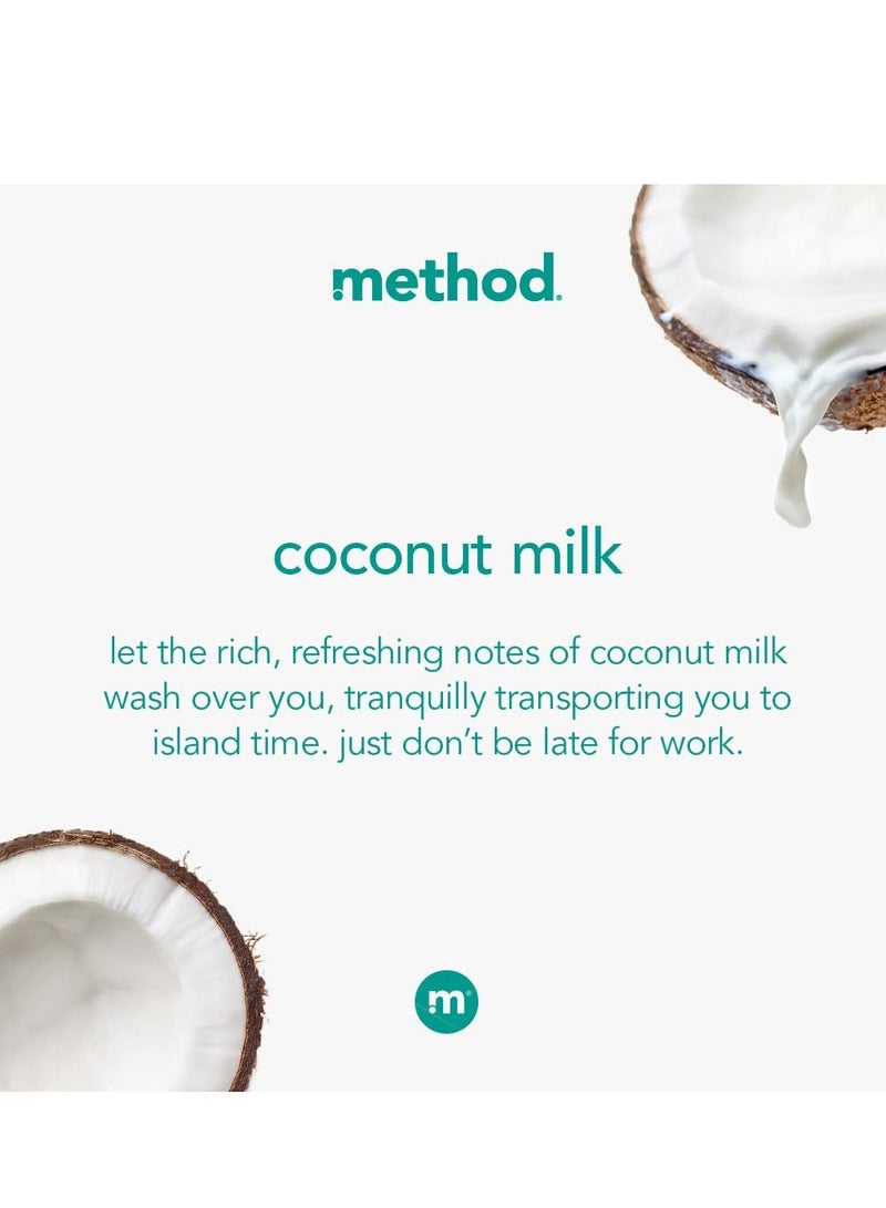 Method Method Body Wash, Hydrating Coconut Milk, Paraben and Phthalate Free, 18 oz (Pack of 1) - Image 2