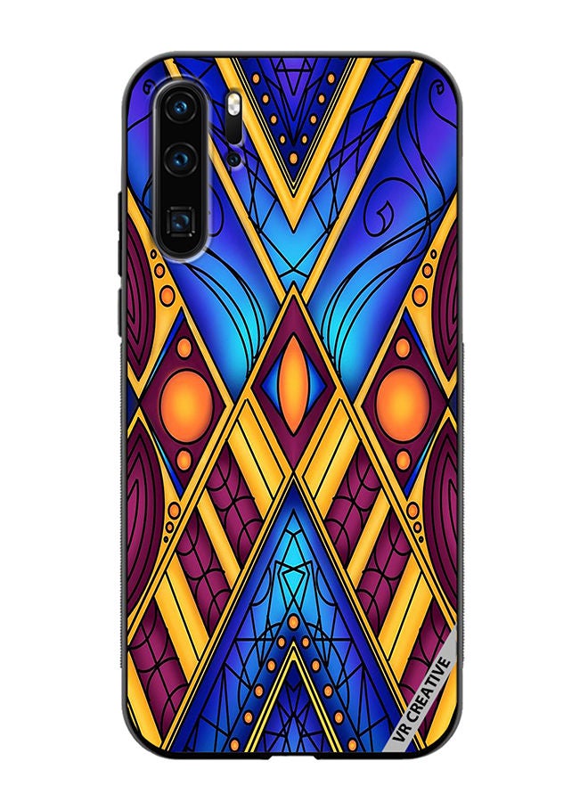 VR CREATIVE Protective Case Cover For Huawei P30 Pro Abstract Design Multicolour - Image 1