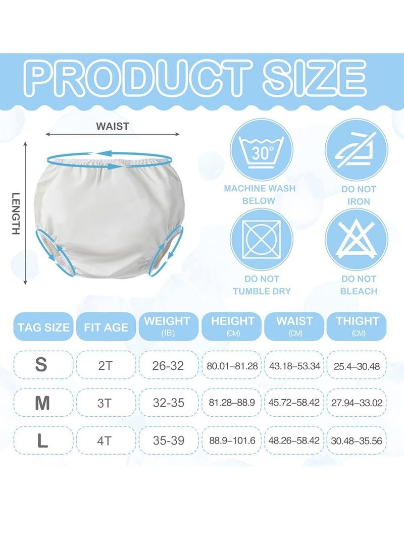 Gonice - 12 Pairs Baby Potty Training Pants, Waterproof Plastic Pants for Toddlers Plastic Diaper Covers - Image 1