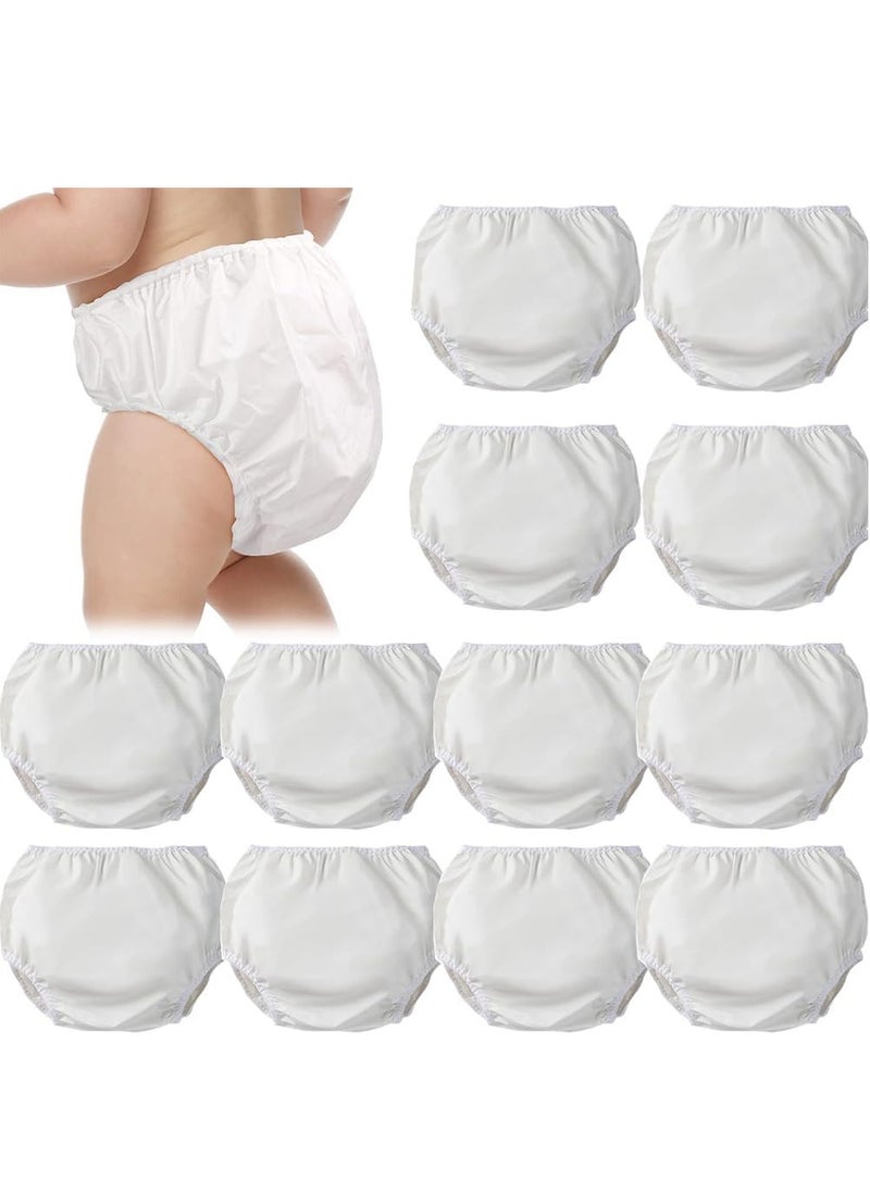 Gonice - 12 Pairs Baby Potty Training Pants, Waterproof Plastic Pants for Toddlers Plastic Diaper Covers - Image 1