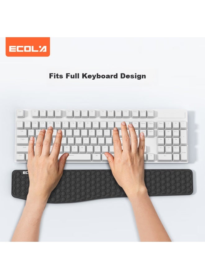 Ecola 3d Stereoscopic Massage Particles Breathable Soft Comfortable Antibacterial Rebound Memory Foam Ergonomic Wrist Rest Keyboard Pad Ez6 - Image 2
