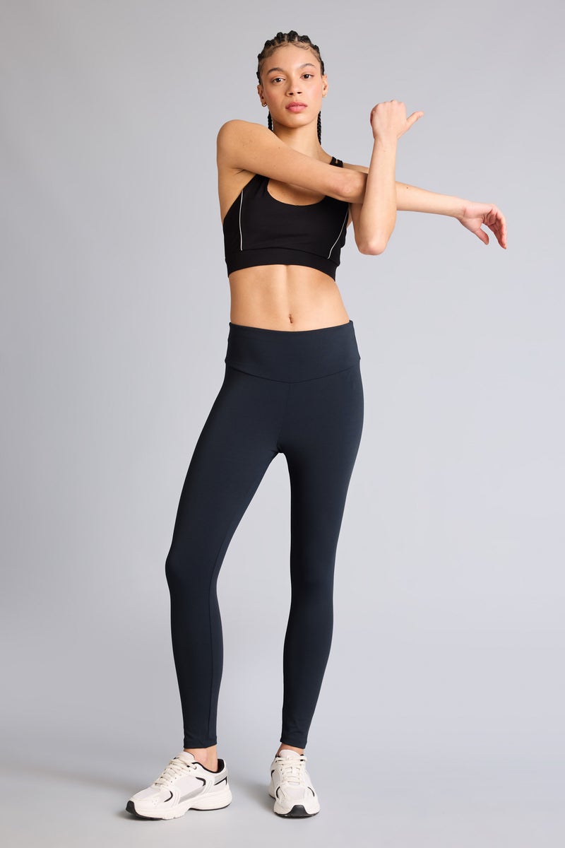 DeFacto Black Woman High Waist Ankle Length Leggings Casual - Image 2