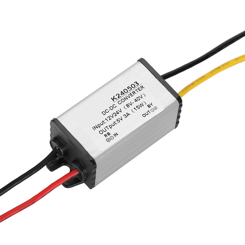 محول DC باك 12V 24V إلى 5V 3A وحدة طاقة تنحي قابلة لضبط الجهد - Image 2