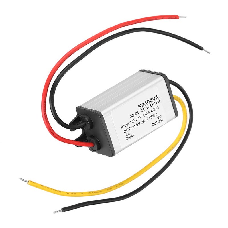 محول DC باك 12V 24V إلى 5V 3A وحدة طاقة تنحي قابلة لضبط الجهد - Image 4