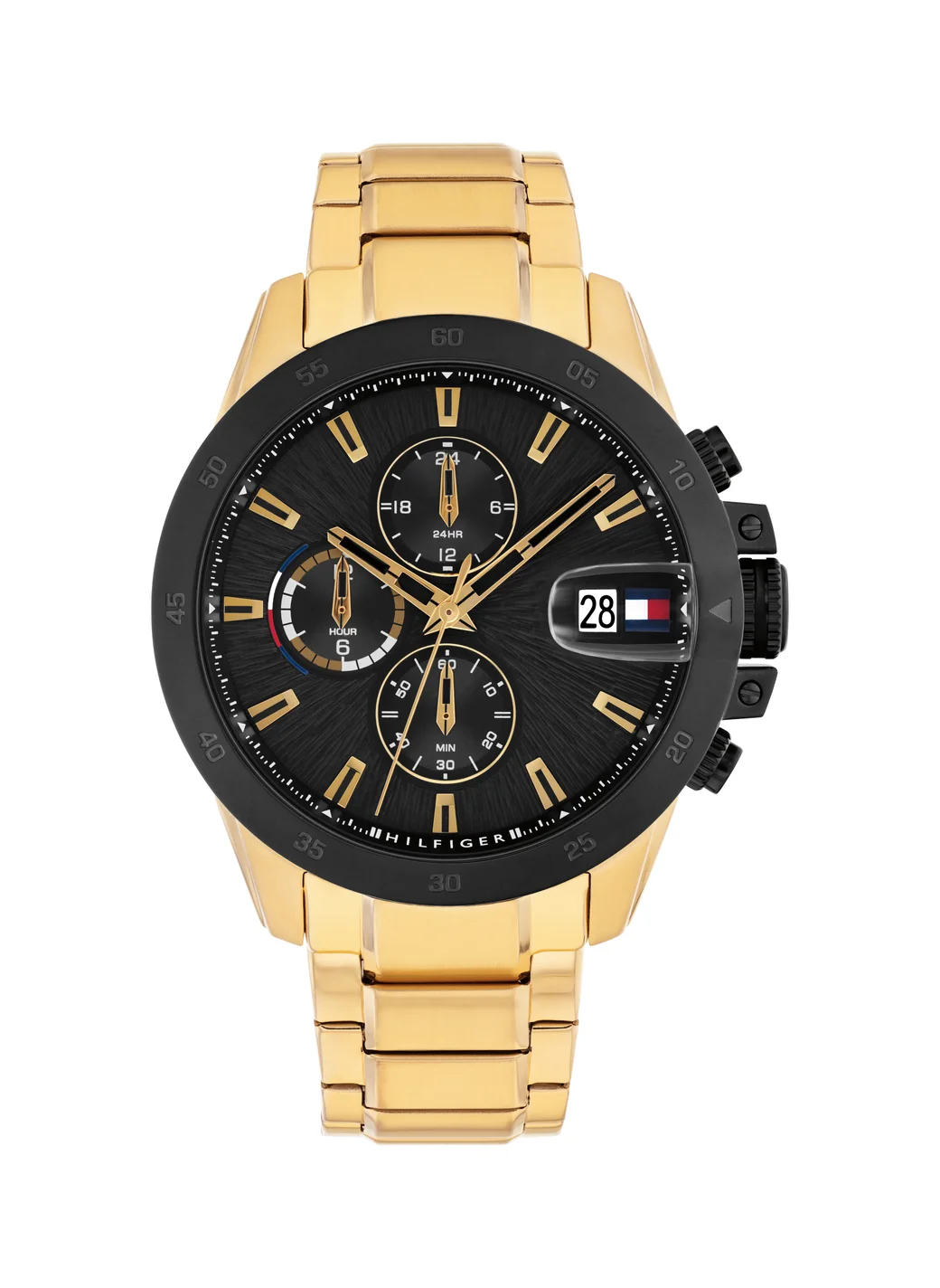 تومي هيلفيغر Jameson Multifunction Analog Steel Strap Watch