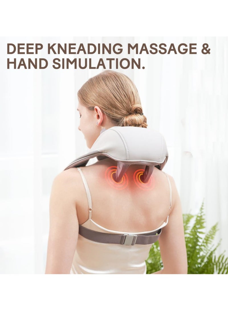 OasisLink Neck Massager With Heat Function - Wireless Portable Shoulder Massager, 2 Modes 2 Levels - Gift for Women Men at Home, Car, Office - Image 5