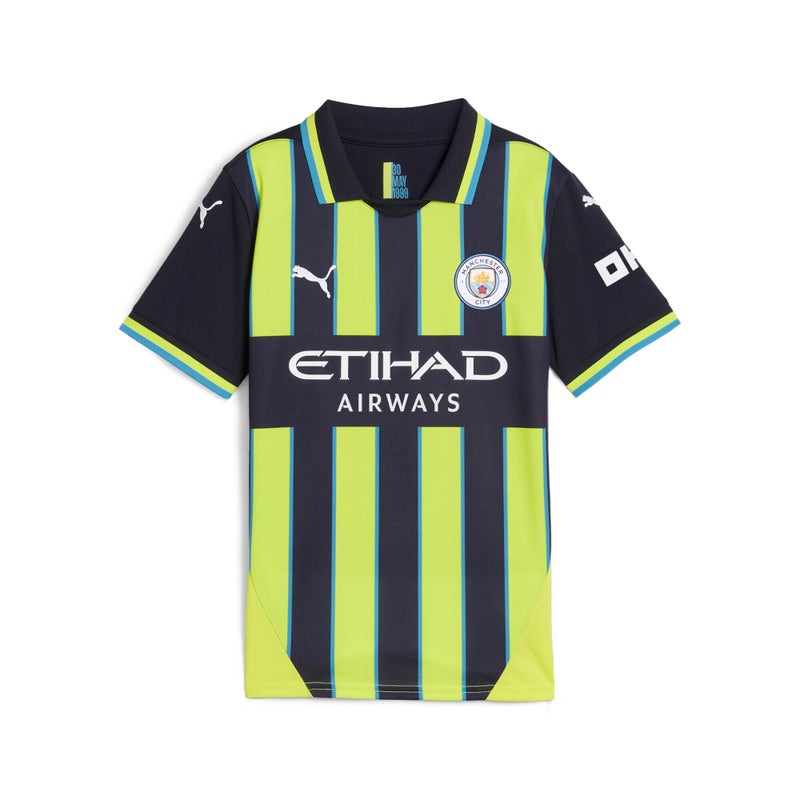 PUMA Manchester City 24/25 Boys Blue Away Jersey - Image 5