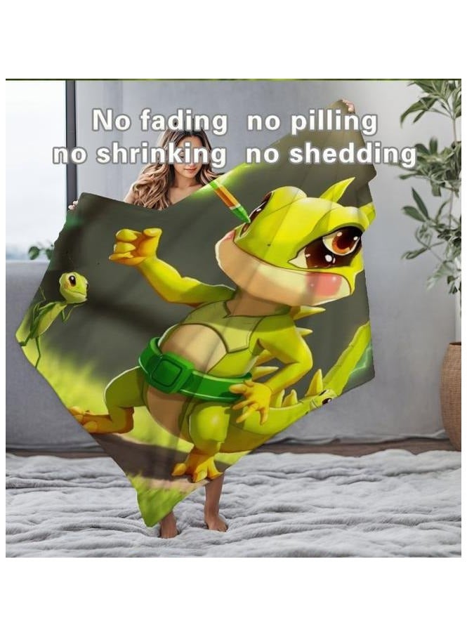 عام بطانية رقيقة من الفانيلا الكرتونية للأطفال أو الطلاب (دافئة ومريحة ومناسبة للنوم والألعاب) 100 سم * 150 سم - 373 - Image 1