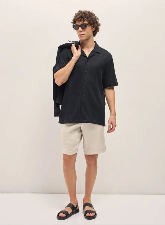 THE BEAR HOUSE Men's Shirt for Casual and Formal Wear | Classic Button-Down Style for Office, Daily Use, Travel, Events & All-Season Outfits | Versatile & Stylish Wardrobe Essential for Every Occasion