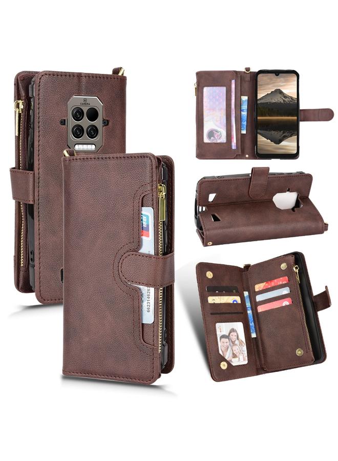 Zaboon Case For Doogee S86 / S86 Pro Litchi Texture Zipper Leather Phone Case - Image 1