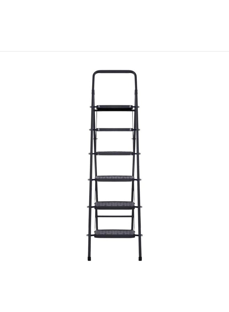 6-Step Folding Ladder – Heavy-Duty, Anti-Slip, Easy Storage for Home & Office Use - Image 2