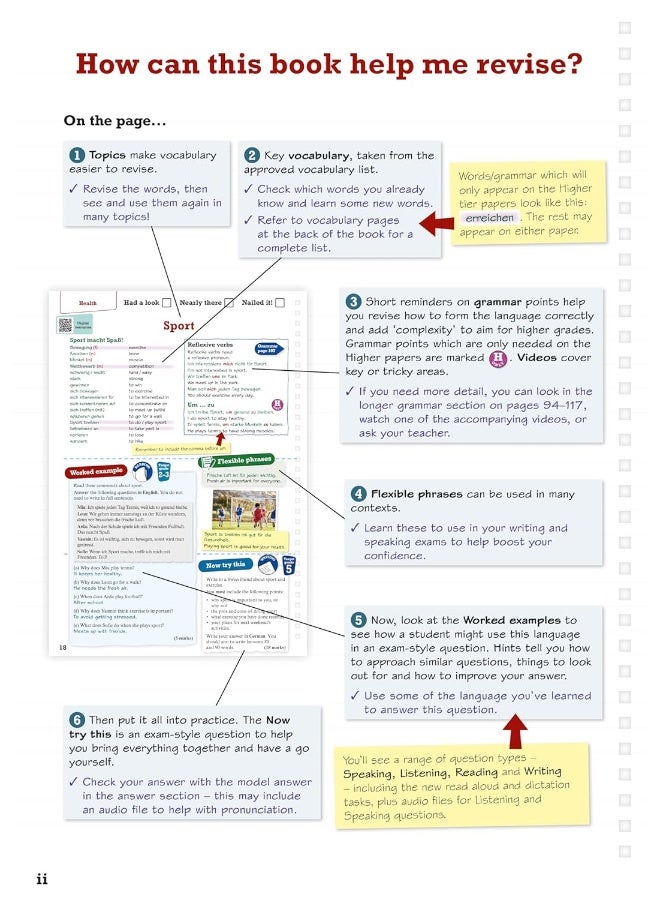 Pearson Revise Edexcel GCSE German Revision Guide incl. audio, quiz & video - for 2026, 2027 exams (Pearson Revise) - Image 3
