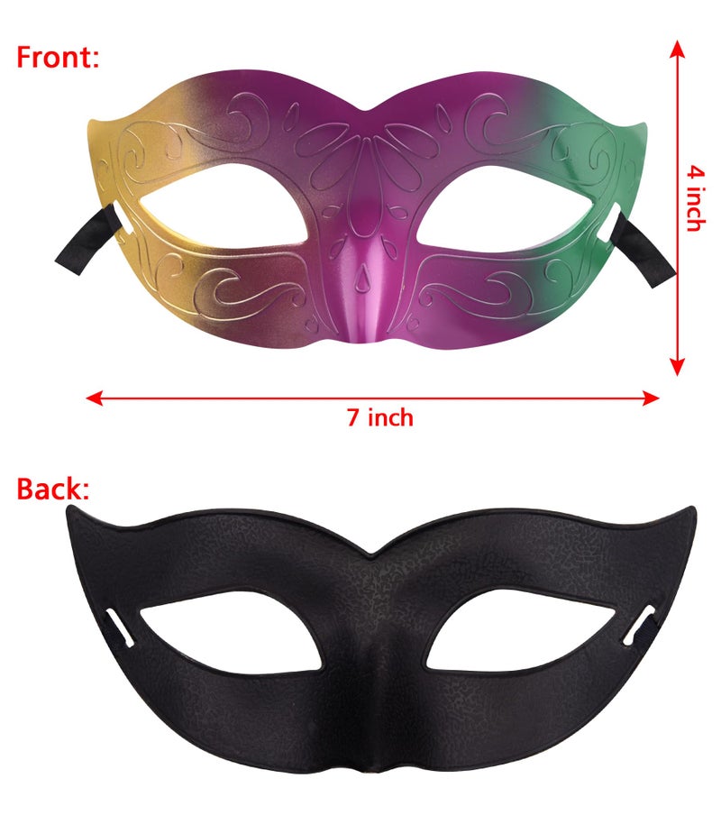 FEQO 32 Pieces Masquerade Masks Vintage Antique Venetian Masks Masquerade Party Mask Canival Festival - Image 2