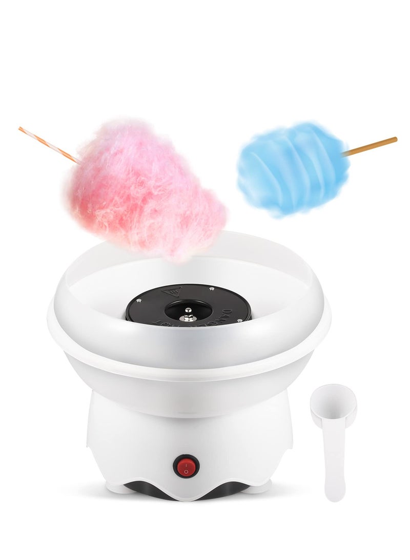 Mini Cotton Candy Machine for Kids, Includes Sugar Scoop and Sticks, for Birthdays, Parties, and Home Use  - Image 1