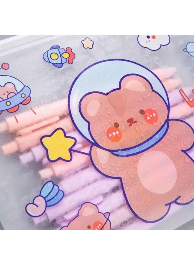 30 Cute Mixed Cartoon PVC Zipper Transparent Storage Bags for Jewelry and Files - Image 5