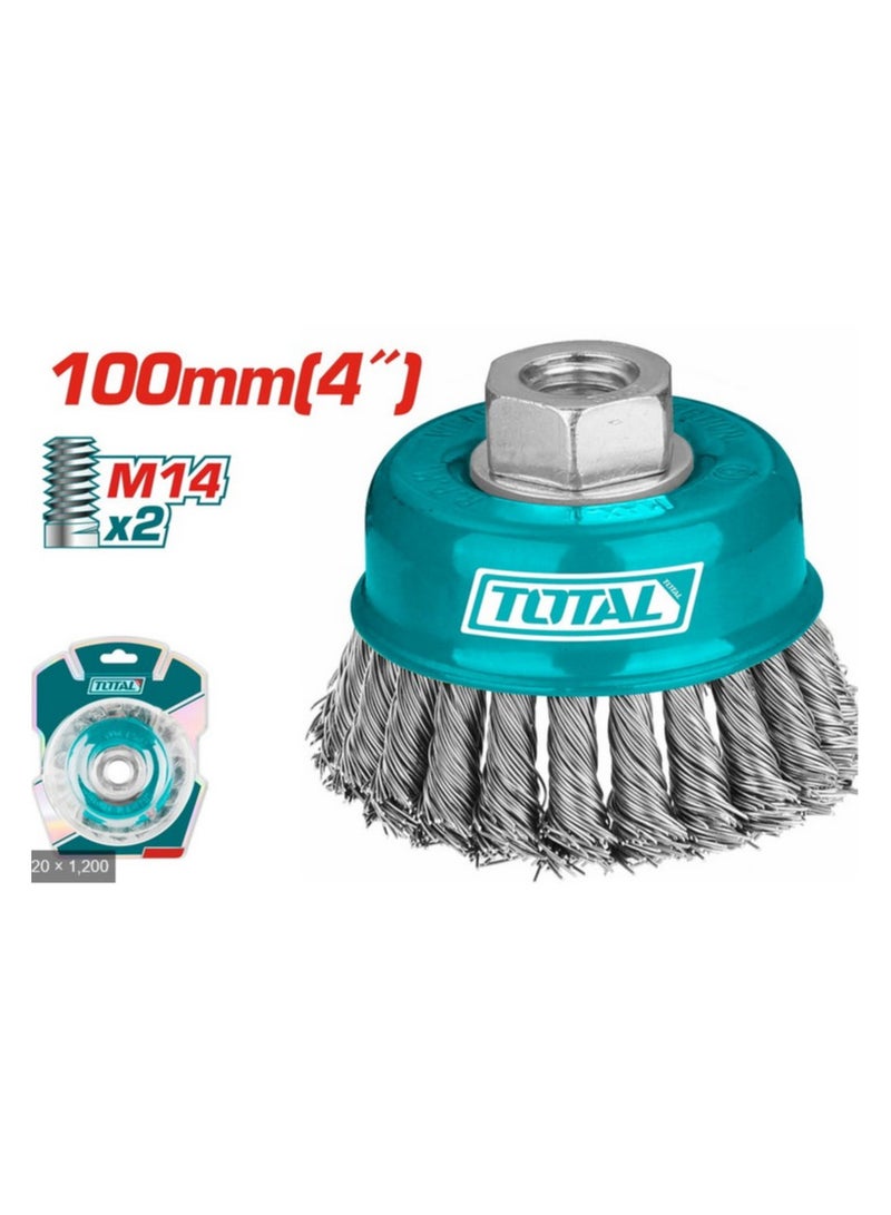 TOTAL 4 inch braided brush total