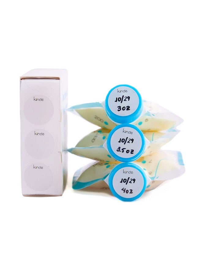Kiinde Twist Cap Singleuse Writeon Labels For Breast Milk And Baby Food Storage Pouches (Pack Of 250) Includes Label Dispenser With Marker And Marker Holder Blank  - Image 4