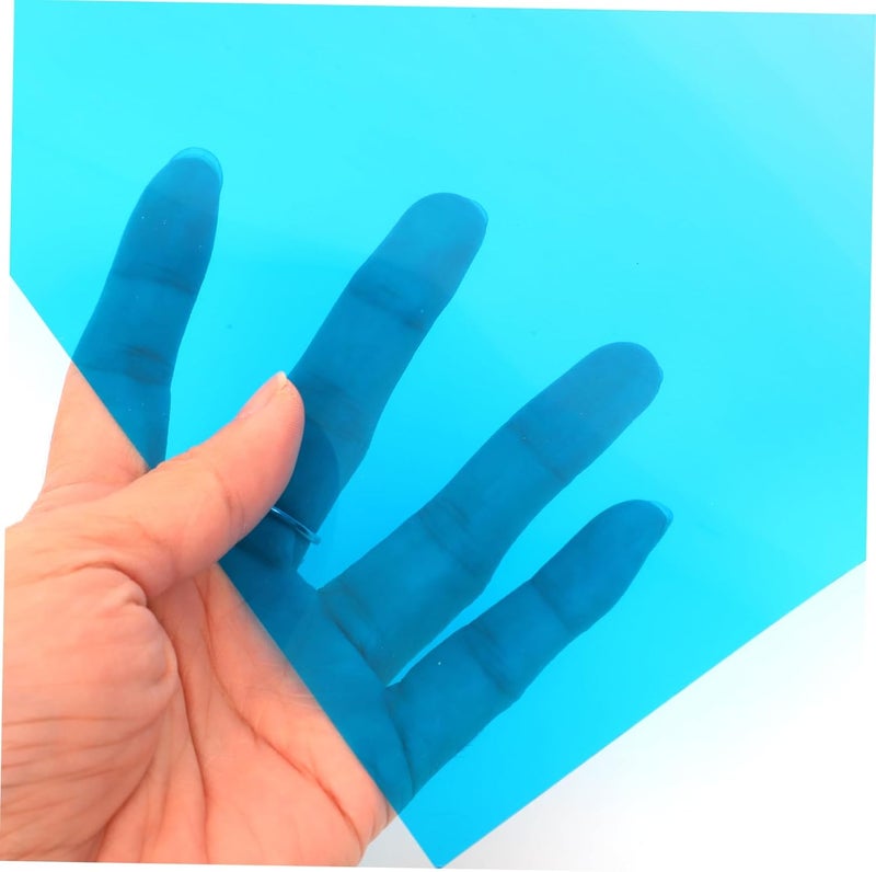 10Pcs Colored PVC Gel Filters Light Transmission Photo Films for Stage Lighting for Color Correction Reading Transparent Color Sheets - Image 2