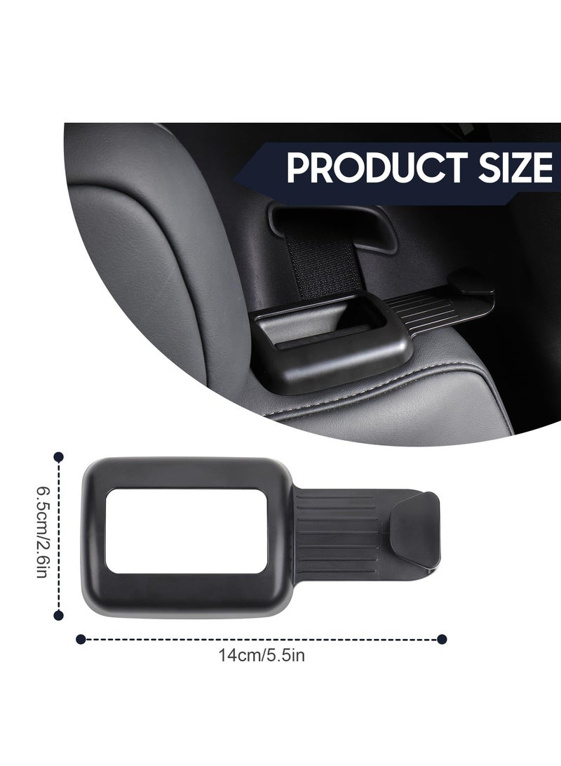 Excefore Seat Belt Guide Holder for Tesla Model Y, ABS Backseat Seat Belt Organizer, Automotive Interior Accessories Compatible with Tesla Model Y 2021 2022 2023 (2 Pack, Black) - Image 4