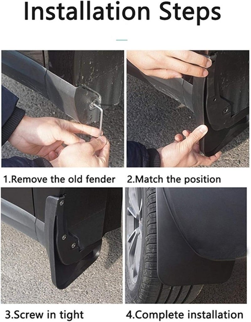 Wivplex Mudguard Splash Guards for Mazda CX-7 (2006-2013) - Image 2