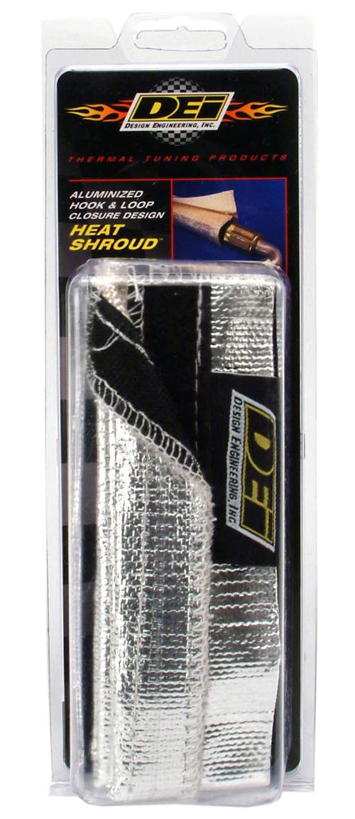 Design Engineering 010457 Heat Shroud 1/2" - 3/4" I.D. x 3ft Aluminized Sleeving for Ultimate Hi-Temp Protection (with Hook and Loop Closure) - Image 3