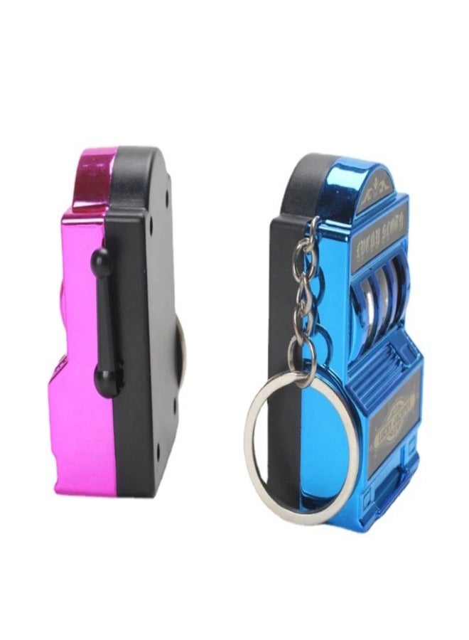 AROAQ Mini Fruit Slot Machine Keychain Lightweight Pendant Lucky Charm Bag Decoration Novelty Gifts for Kids and Adults - Image 2