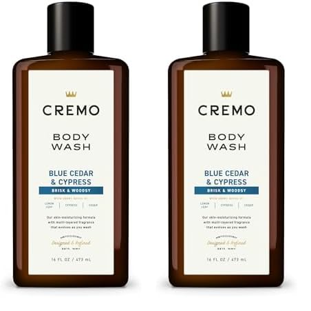 Cremo Inc Blue Cedar  Cyprus Body Wash  16oz 16 Oz Pack of 2