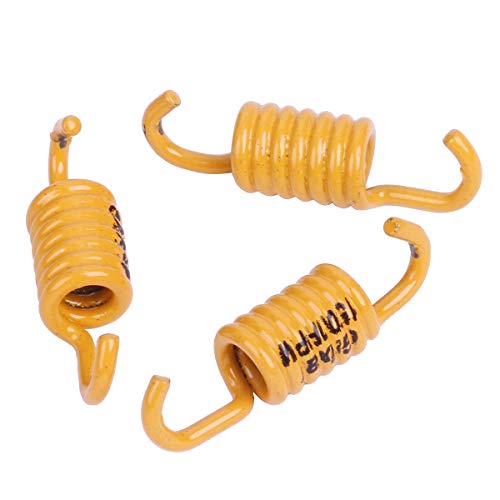 Glixal ATKS-03902 Chinese Scooter High Performance Racing Torque Spring clutch springs GY6 50cc-100cc 139QMB Engine Moped ATV (1500RPM,Yellow) - Image 3