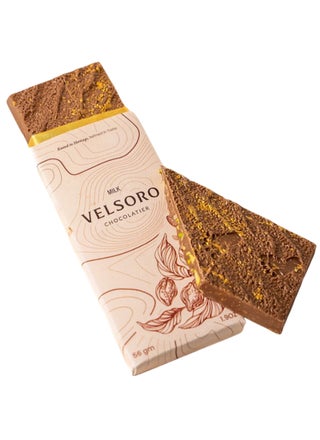 Artisanal Milk Chocolate with Roasted Pistachios