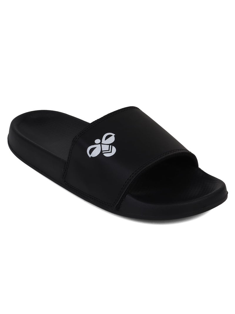 hummel CLASSIC BEE WOMEN SLIDERS Comfortable Cushioned Sole Arch Support Durable Lightweight Flexible Trendy Style Flip flops and Slippers Slides for Women Daily use Chappal - UK 5 - Image 1