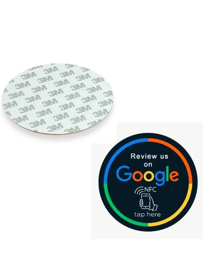 جوجل NFC مراجعة Google فوب ببساطة اضغط للمراجعة وزيادة مراجعاتك | راجعنا على جوجل | جاهز للتنشيط على الفور باستخدام عنوان URL الخاص بمراجعة Google. (أكريليك فوب) - Image 3