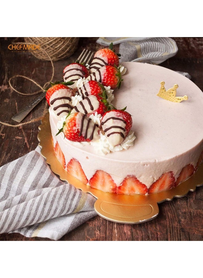 CHEFMADE Round Cake Pan, 8-Inch with Removable Loose Bottom Non-Stick Chiffon Bakeware for Oven and Instant Pot Baking - Image 4