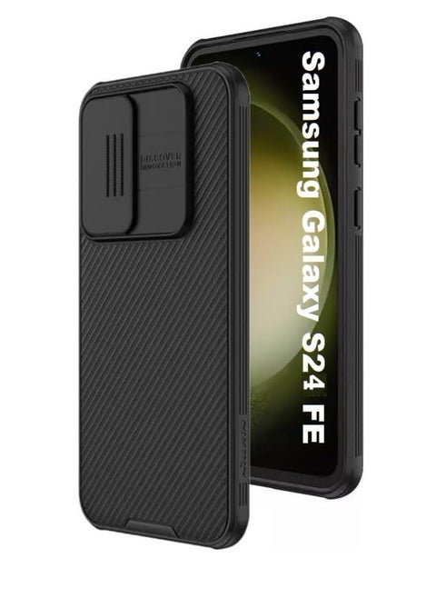 Case for Samsung Galaxy S24 FE Nillkin Camshield Pro Cover with Slide Camera Lens Protection Anti scratch Hard Back case with soft TPU Bumper Protection for Samsung Galaxy S24 FE