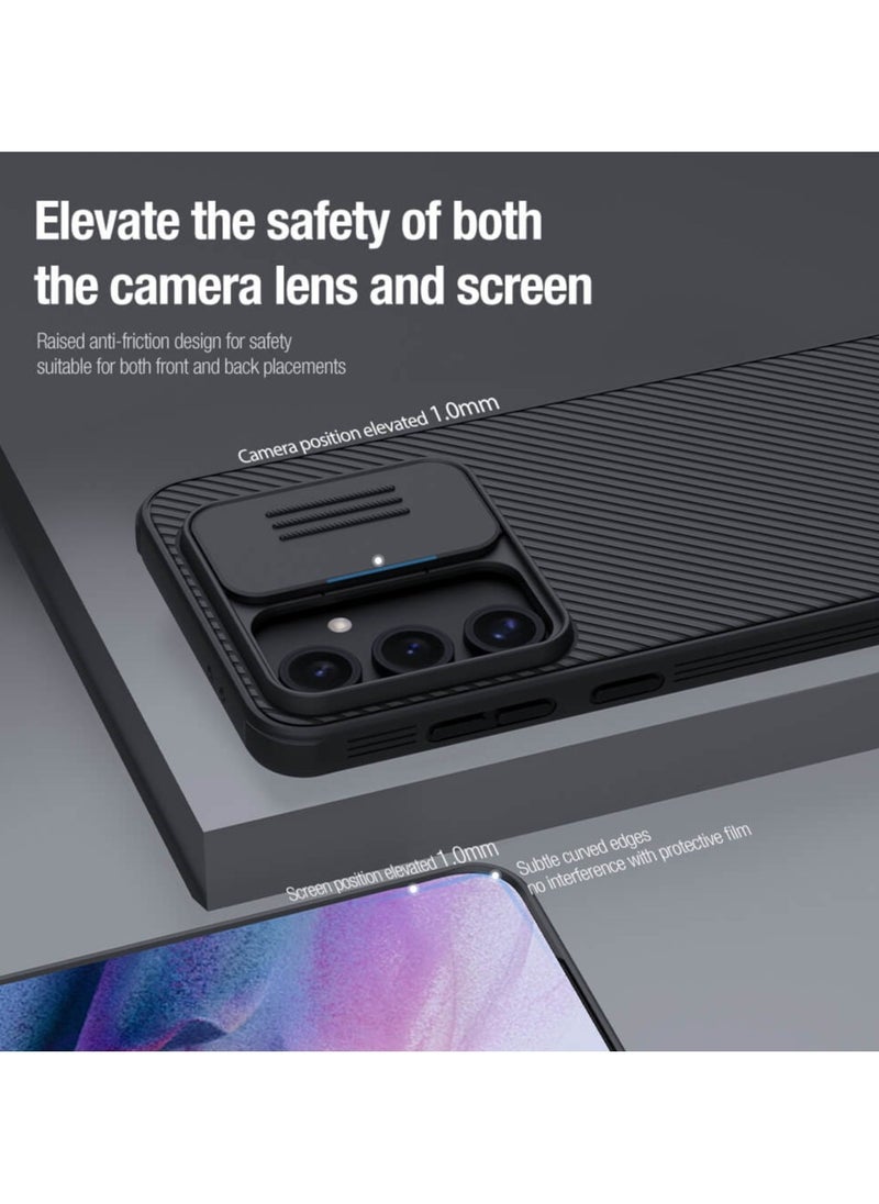 Nillkin - Case for Samsung Galaxy S24 FE Nillkin Camshield Pro Cover with Slide Camera Lens Protection Anti scratch Hard Back case with soft TPU Bumper Protection for Samsung Galaxy S24 FE - Image 1